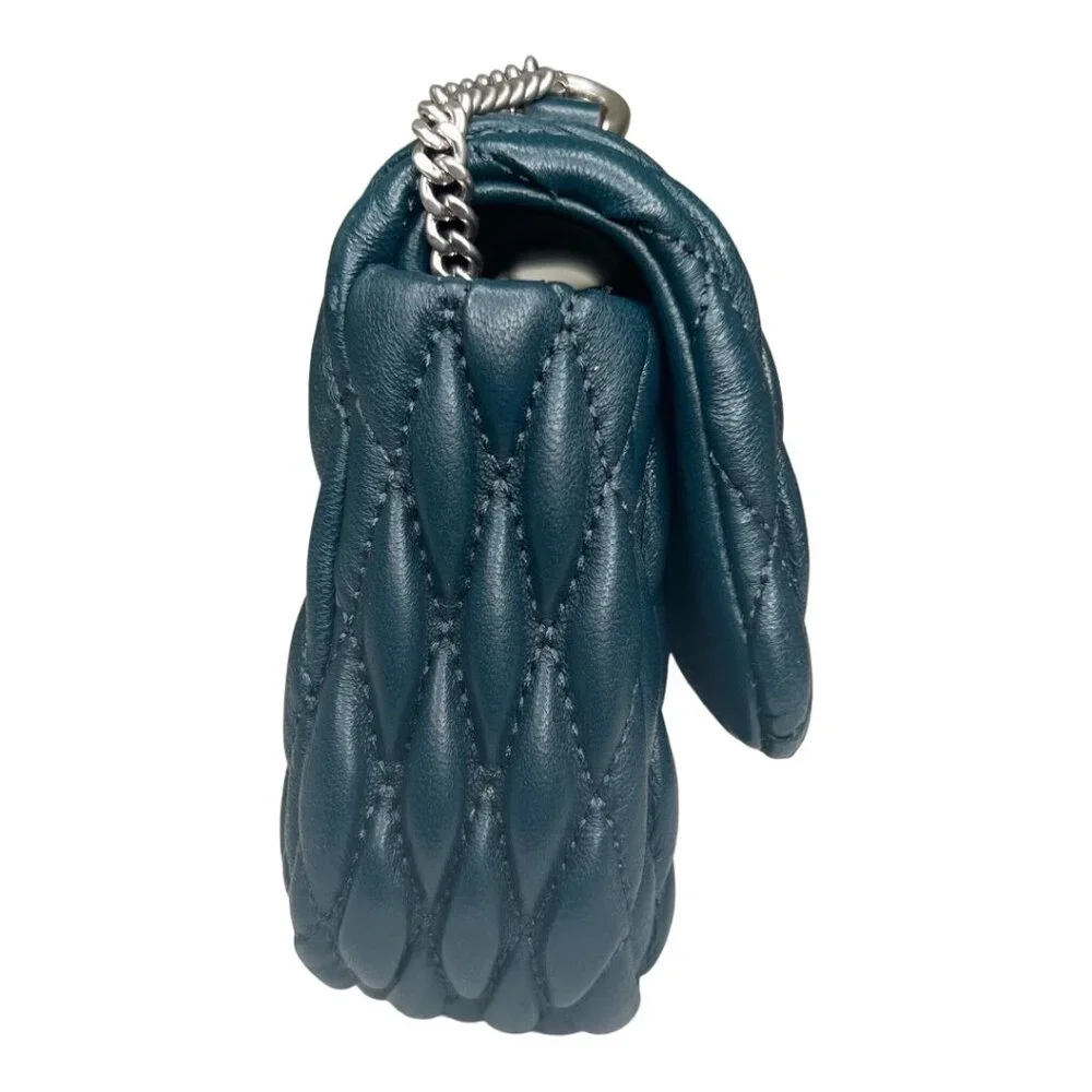 Tory Burch Kira Mini Diamond Leather Flap Shoulder Bag - Picture 2 of 9